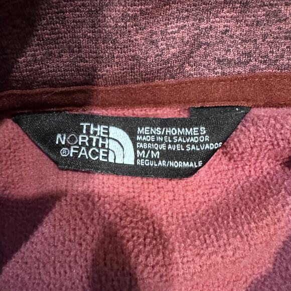 The North Face Stretch Fleece Jacket Men’s M Purple Heather Full Zip - Picture 5 of 6